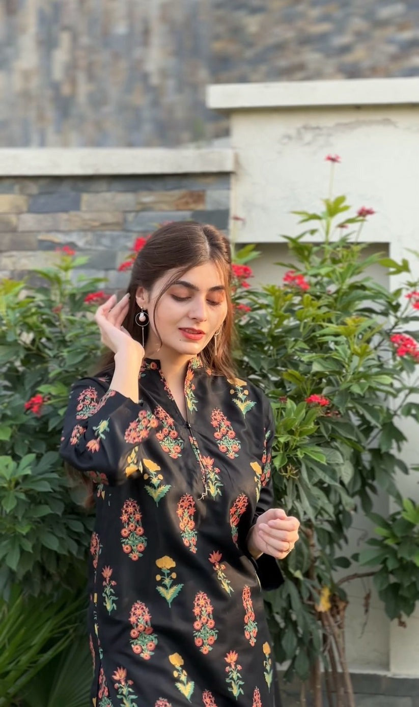 A Flower Block print 2pc