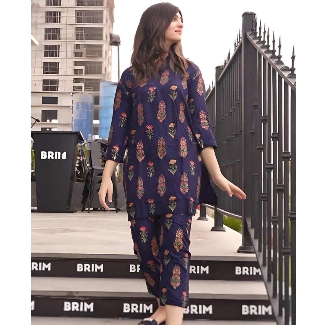 A Flower Block print 2pc