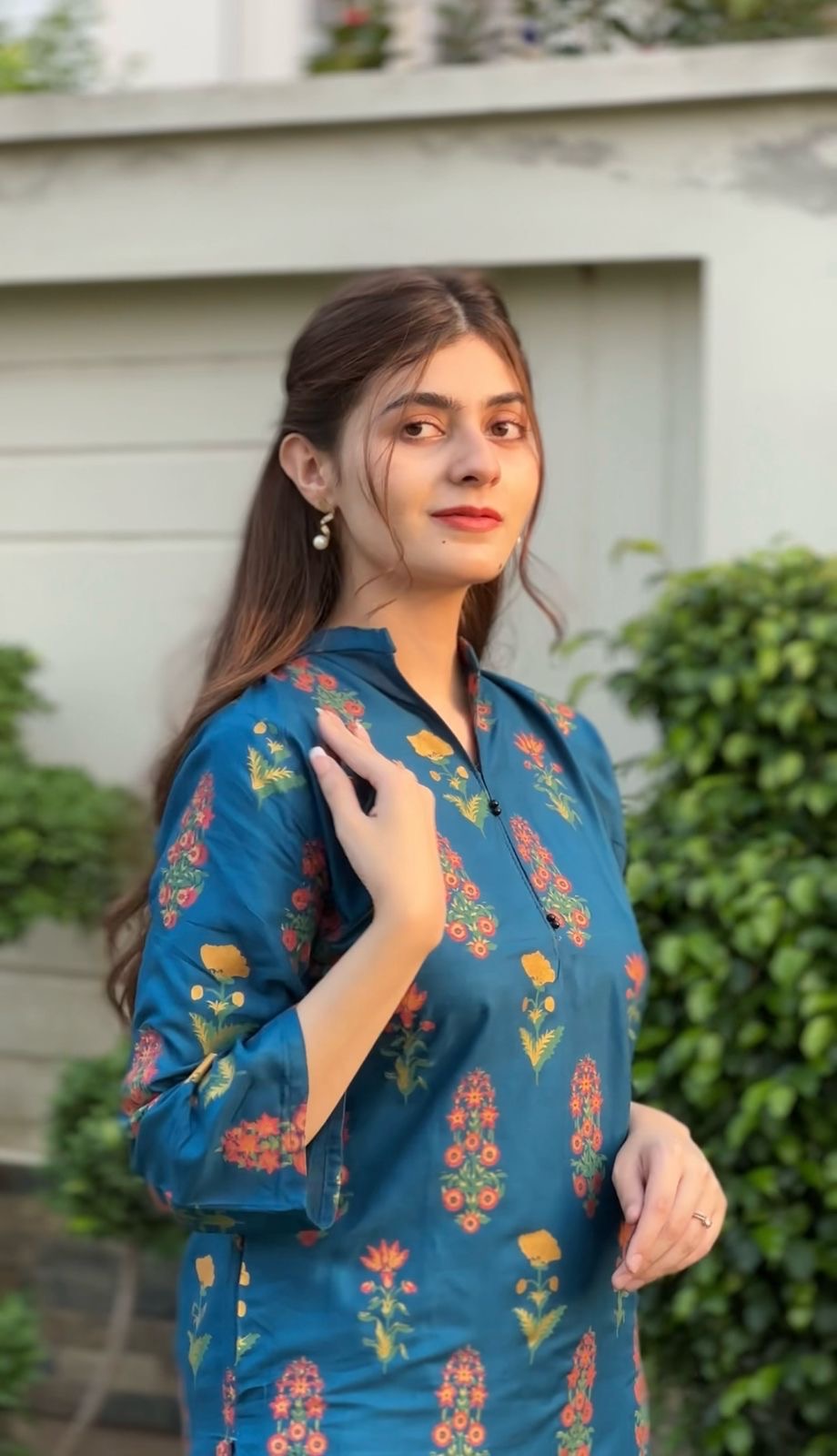 A Flower Block print 2pc
