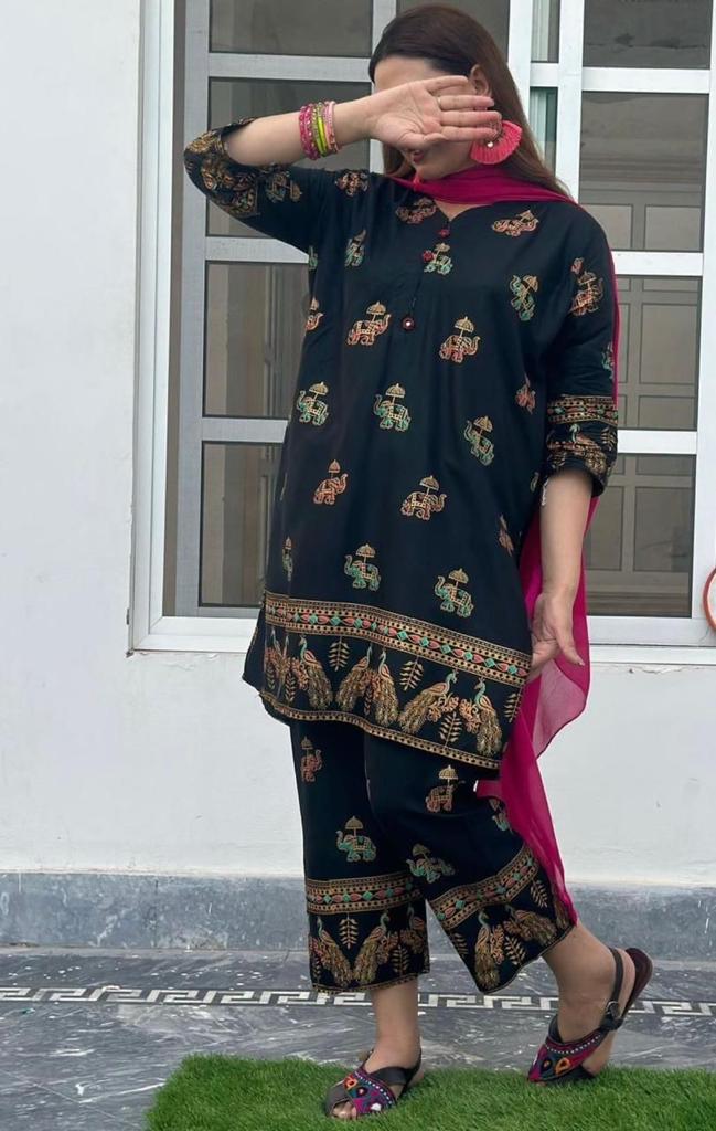 New Stylish elephant print 2pc For Girls And Womens