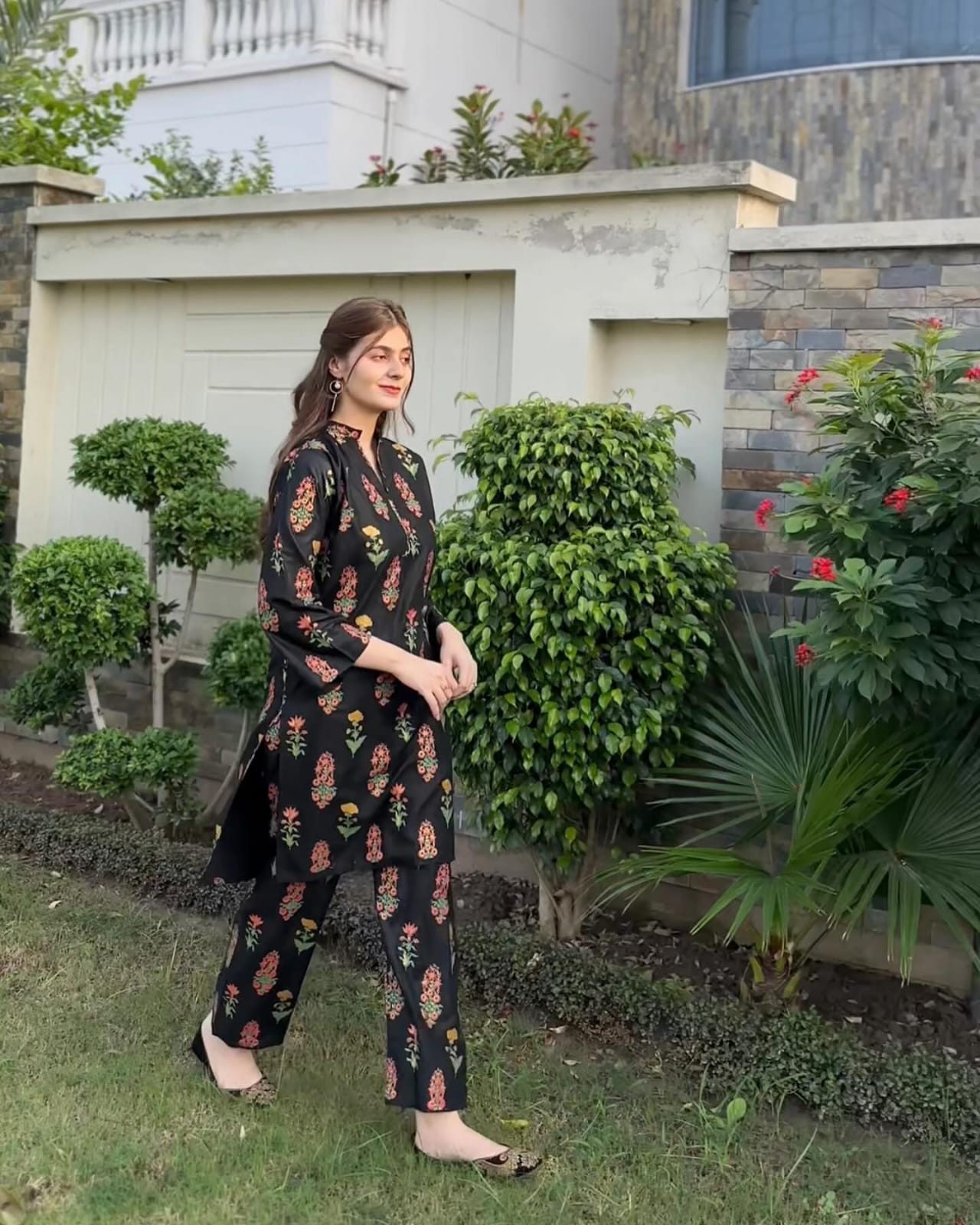 A Flower Block print 2pc