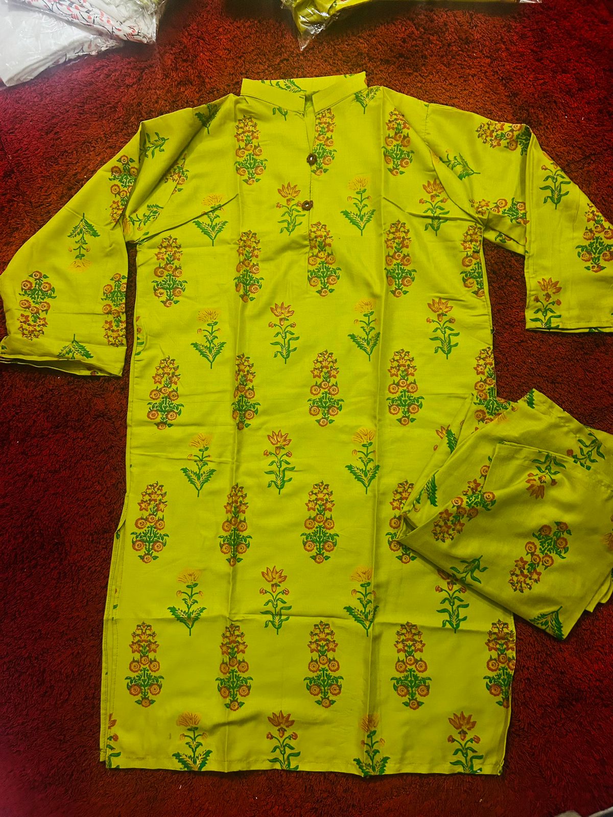 A Flower Block print 2pc
