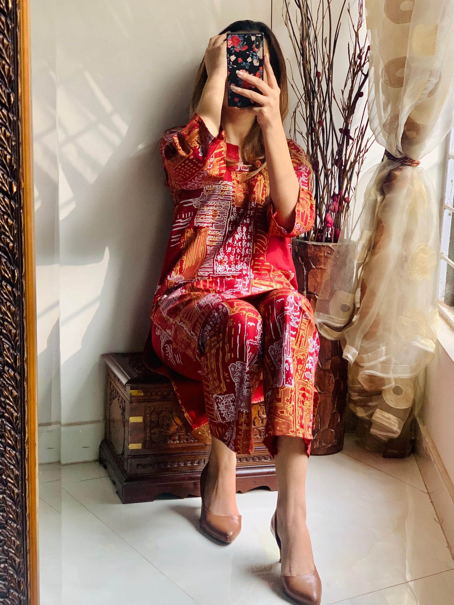 NEW TRENDY NEW VIRAL MOUTAIN  2PC DRESS FOR FULL SUMMMER