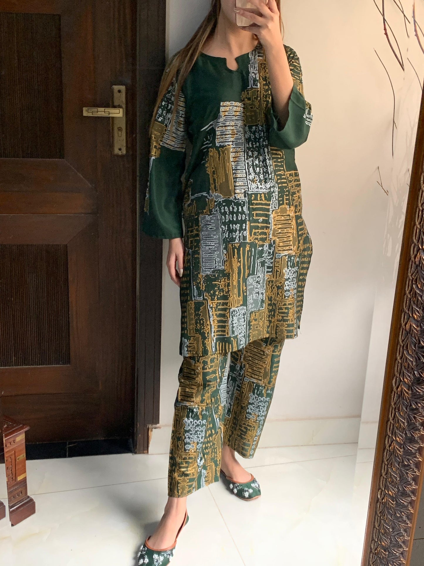 NEW TRENDY NEW VIRAL MOUTAIN  2PC DRESS FOR FULL SUMMMER