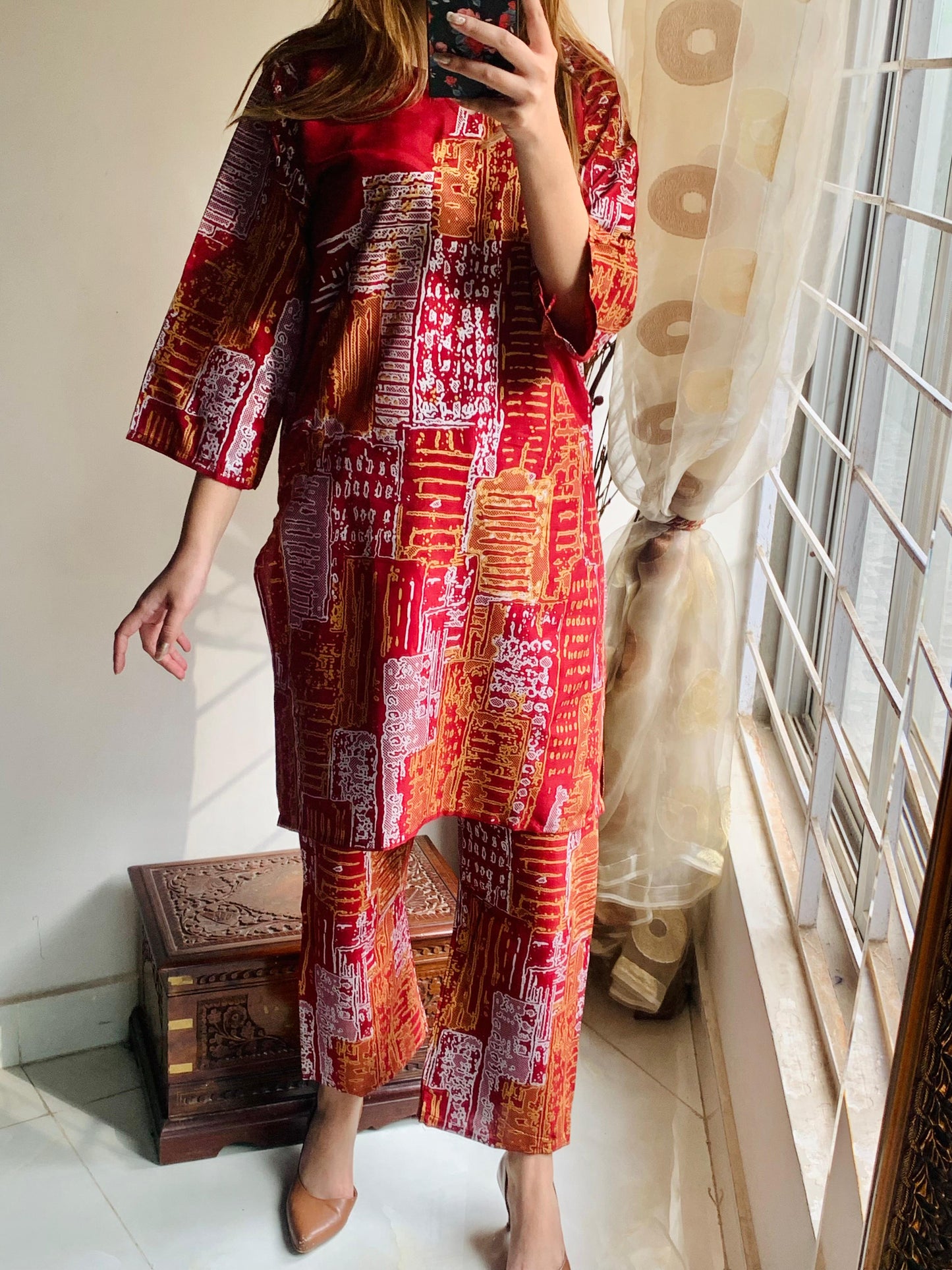 NEW TRENDY NEW VIRAL MOUTAIN  2PC DRESS FOR FULL SUMMMER