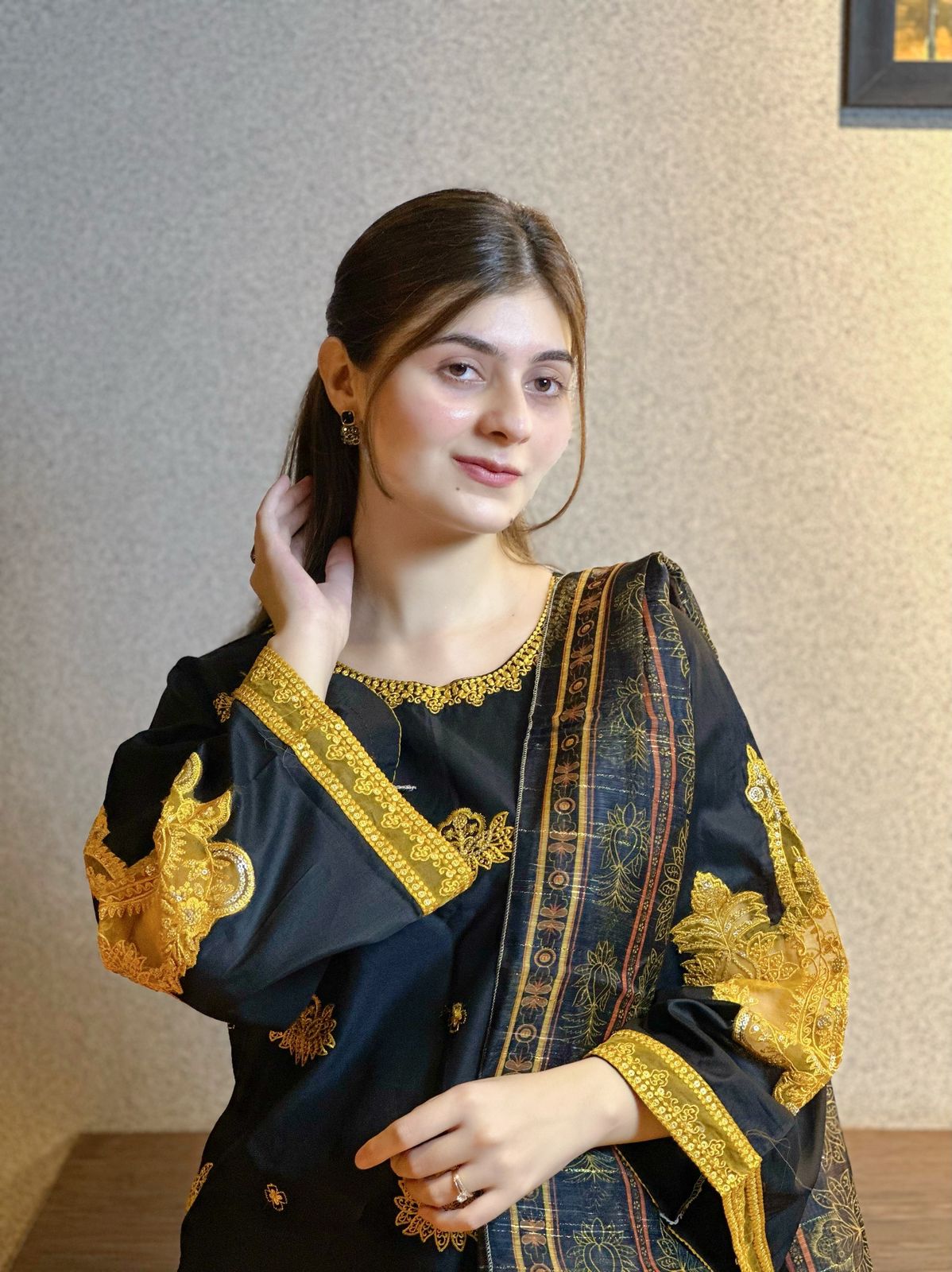 BKC 3 Piece Embroidery Stitched Suit