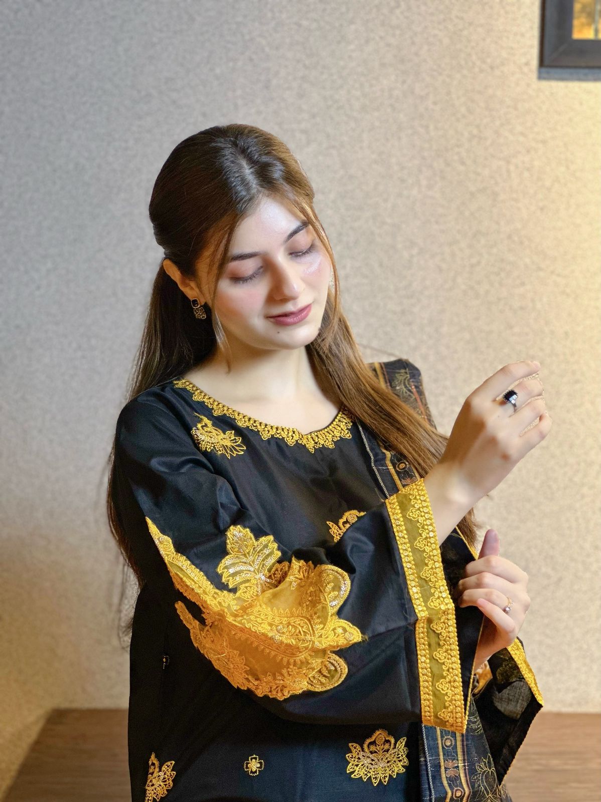BKC 3 Piece Embroidery Stitched Suit